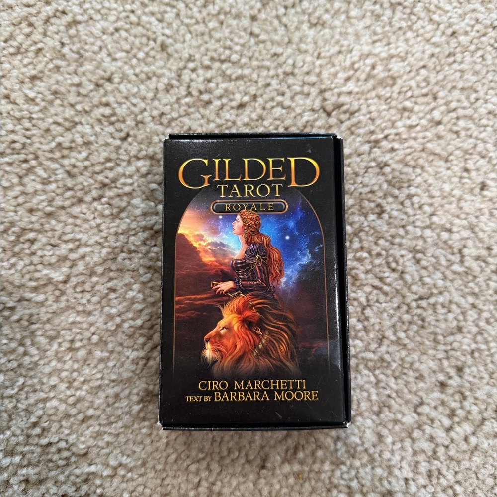 Gilded Tarot Royale Deck - Black Box with Gold Accents